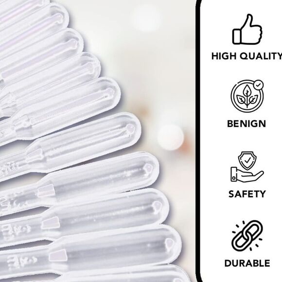 NWT 10 Clear Plastic Pipettes for Crafting - Picture 4 of 7